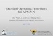 Standard Operating Procedures for APMMN - rsm2.atm…rsm2.atm.ncu.edu.tw/.../22_Standard_Operating_Procedures_for_APMMN.pdfStandard Operating Procedures for APMMN Da-Wei Lin and Guey-Rong
