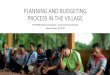 PLANNING AND BUDGETING PROCESS IN THE VILLAGE BBL... · BPD, representatives from the RT/RW/Hamlet, and village community institutions. •Only Batanghari requires marginal groups