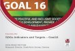 SDGs Indicators and Targets Goal16 - United Nations Office ... · SDGs Indicators and Targets – Goal16 ... (es) beyond advocacy to policy, providing support for the ... indicators
