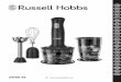 24700-56 I - cdn-img.russellhobbs.com · 5 RECYCLING W To avoid environmental and health problems due to hazardous substances, appliances and rechargeable and non-rechargeable batteries