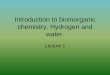 Introduction to bioinorganic chemistry. Hydrogen and water.eng.bsmu.by/downloads/student/depatment/general_chemistry/2017-1/lecture...The boarders of biosphere Biosphere is the part