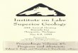 Institute on Lake Superior Geology - Lakehead …flash.lakeheadu.ca/.../ILSG_45_1999_pt1_Marquette.CV.pdfConstitution of the Institute on Lake Superior Geology ..... BY-Laws of the