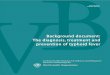 Background document: The diagnosis,treatment and ... fileWorld Health Organization WHO Background document: The diagnosis,treatment and prevention of typhoid fever WHO/V&B/03.07 ORIGINAL:
