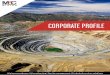 CORPORATE PROFILE - mecmining.com.au · • Re-established onsite schedule processes and systems • Mine plan schedule PROJECT: LAS BAMBAS ... Vulcan / Vulcan Optimiser Minesight