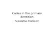 Dental caries in the primary dentition - old.dental.unideb.huold.dental.unideb.hu/sites/dental.unideb.hu/files/oldal/389/4._caries_treatment_in_the... · Early childhood caries (formerly