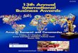13th Annual International Business Awards · Greetings, and welcome to The 2016 (13th Annual) International Business Awards, the world’s top honors for achievement in the workplace