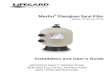 Marlin Fiberglass Sand Filter - LIFEGARD® AQUATICS · ii Marlin® Fiberglass Sand Filter Installation and User’s Guide IMPORTANT WARNING AND SAFETY INSTRUCTIONS (continued) WARNING