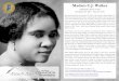Madam C.J. Walker - IN.gov · began schools to teach her system of selling her company’s products, allowing ... . Author: Kristin Garvey