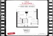 A ONE BEDROOM + STUDY SUITE AREA: 692 Sq.FT. … fileARTI 0140 FLOORPLAN INSERT_final.indd 4 5/17/11 10:18:12 AM. All areas and stated room dimensions are approximate. Floor area measured