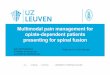 Multimodal pain management for opiate-dependent patients ... Eerdekend P-J..pdf · Farag E, Ghobrial M, Sessler DI, Dalton JE, Liu J, Lee JH, et al. Effect of perioperative intravenous