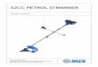 52CC PETROL STRIMMER - SGS Engineering · Adjusting the Carburetor Your strimmer needs a balanced combination of air and fuel reaching the carburetor. This balance needs to be consistent