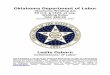 Oklahoma Department of Labor - ok.gov Statutes and Rules 1-14-19.pdf · B. The welding inspector shall act with complete integrity in professional matters and be forthright and candid