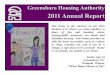 2011 Annual Report2011 Annual Report - Greensboro Housing … Report 2012.pdf · 2011 Annual Report2011 Annual Report Our home is the nucleus of our lives because it is where we come