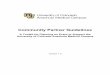Community Partner Guidelines - University of Colorado Denver · Once you have read through these Community Partner Guidelines, ... Event Proposal, ... not as a host or sponsor of