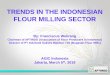 TRENDS IN THE INDONESIAN FLOUR MILLING SECTOR · TRENDS IN THE INDONESIAN FLOUR MILLING SECTOR By: Franciscus Welirang Chairman of APTINDO (Association of Flour Producers in Indonesia)