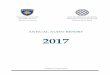 ANNUAL AUDIT REPORT 2017 - zka-rks.org · ANNUAL AUDIT REPORT - 2017 6 Introduction This report reflects a summary of our audit work and contains the audit opinion provided by the