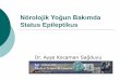 Nörolojik Yoğun Bakımda Status Epileptikus · Status Epileptikus (SE): “A condition characterized by an epileptic seizure that is sufficiently prolonged or repeated at sufficiently