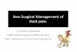 Non Surgical Management Back - uom.ac.mu · L4 sap man man L5 sap L4 TP L5 TP L3mb ... » Confirmed HNP by MRI • LSE without benefit • On surgery schedule • 75% excellent relief