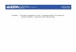 Draft - Technologies for Legionella Control: Scientific ... · This draft document was prepared by the U.S. Environmental Protection Agency (EPA) as a technical resource for primacy