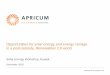 Opportunities for solar energy and energy storage in a post … · 2018-12-04 · 2012 2013 2014 2015 2016 2017 2018 2019 2020 2021 2022 Source: Apricum solar and wind market models,