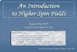 An Introduction to Higher-Spin Fields to Higherto Higher ... · An Introduction to Higher-Spin Fields An Introduction to Higherto Higher-Spin FieldsSpin Fields Augusto SAGNOTTI 