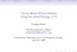 Fitting Mixed-Effects Models Using the lme4 Package in Rpages.stat.wisc.edu/~bates/IMPS2008/lme4D.pdf · Simple Challenges Longitudinal Non-nested GLMMs Theory Fitting Mixed-Eﬀects