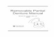 Removable Partial Denture Manual - Manual 2018.pdf · Introduction to Removable Partial Dentures -