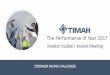 The Performance of Year 2017 - timah.com TIMAH Company Performance _ FY2017.pdf · Indonesia as Exploration Geologist, PT ANTAM Tbk with several positions such as VP Exploration,