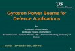 Gyrotron Power Beams for Defence Applicationssro.sussex.ac.uk/64887/1/Gyratrons IET v8.pdf · 15 Radar-frequency bands according to IEEE standard Radar-frequency bands according to