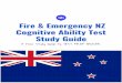 F ire & Emergency NZ Cognitive Ability Test … 1. About the Cognitive Ability Test - - - - X A key part of applying to become a firefighter with Fire & Emergency New Zealand is the