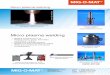 Micro plasma welding - Westermans International Ltd · Micro plasma welding Micro plasma arc (welding current 0,5A) with typical column of the arc Circular welding of compensators
