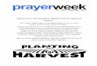 Welcome to the Clevedon Baptist Church Week of Prayer! · Welcome to the Clevedon Baptist Church Week of Prayer! Our Prayer Weeks give us the opportunity to have a more intense and
