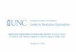 Medication Optimization Collaboration ... - pharmacy.unc.edu · implementation and improvement –this is the first study to provide a holistic system for CMM implementation •Momentum