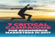7 CRITICAL CAMPAIGNS… · With the seemingly endless proliferation of new marketing channels and the increasing demand from customers for a cohesive, relevant experience across channels