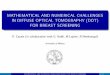MATHEMATICAL AND NUMERICAL CHALLENGES IN … · MATHEMATICAL AND NUMERICAL CHALLENGES IN DIFFUSE OPTICAL TOMOGRAPHY (DOT) FOR BREAST SCREENING P. Causin (in collaboration with G