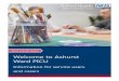 Welcome to Ashurst Ward PICU - Oxford Health NHS ... · Welcome to Ashurst Ward PICU | Oxford Health NHS Foundation Trust 3 Who are we and what do we do? Ashurst Ward is a psychiatric