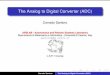 The Analog to Digital Converter (ADC) - Unictsantoro/teaching/lap1/slides/ADC_STM32.pdf · The Analog to Digital Converter (ADC) Corrado Santoro ARSLAB - Autonomous and Robotic Systems