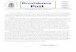A Newsletter Providence rovidence of the Presbyterian Post ... fileOne of the highlights of the daily mail is to receive a card or letter from one of our five grandchildren. It is