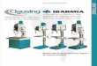 A Full Range of Precision, High Performance Geared-drive ...clausing-industrial.com/productcatalogs/d/ibarmia/ibarmia round column.pdf · Models with Autofeed Reversing Systems for