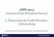 APPS 2019 (Austrian Point Prevalence Survey) 4 ... · APPS 2019 (Austrian Point Prevalence Survey) 4. Österreichische Punkt-Prävalenz- Untersuchung Universitätsklinik für Krankenhaushygiene