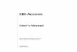 DB-Access User's Manual - - TU Kaiserslautern · 4 DB-Access User’s Manual Software Dependencies This manual assumes that you have the following background: A working knowledge