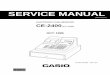 SERVICE MANUAL - shema.ru · Hard key code check When all keys except numerical keys, Clear key, RECEIPT FEED key, JOURNAL FEED key are pressed directly, the machine displays the