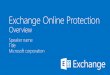 Exchange Online Protection (EOP) - Overviewdownload.microsoft.com/download/F/0/B/F0B7440E-8B47-4149-BCE7-1C5026D... · Regional Routing US Only EU and US routing Intelligent Routing