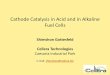 Cathode Catalysis in Acid and in Alkaline Fuel Cells · Introductory: 1 • Hydrogen/air fuel cells convert chemical free energy of 1.2 V equivalent , generating max. power at cell