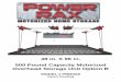 48 in. X 96 in. 500 Pound Capacity Motorized Overhead ... · 1 48 in. X 96 in. 500 Pound Capacity Motorized Overhead Storage Unit Option B MODEL # PRM4X8 Patent Pending