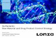 Surfactants: Raw Material and Drug Product Control Strategy · Surfactants: Raw Material and Drug Product Control Strategy Atanas Koulov Lonza Drug Product Services NBC | Boston |