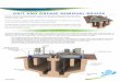 GRIT AND GREASE REMOVAL BRIDGE - emo-france.com · GRIT AND GREASE REMOVAL BRIDGE Leader in the design and the manufacturing of sludge treatment systems for drinking water, waste