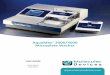 AquaMax 2000/4000 Microplate Washer User Guide Rev K.pdf · Instrument operation is controlled through a touch-screen user interface. The touch screen displays instrument status,