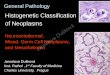 Histogenetic Classification of Neoplasms · Naevus spilus (congenital)–up to 10cm in diam. lentiginous and JUNCTIONAL foci ... Naevi naevocellulares (N. verrucosus) Jaroslava Du
