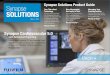 Synapse Solutions Product Guide Synapse SolutionS · Synapse Solutions Full integration for faster workflows Vendor- and hardware-neutral, Synapse Cardiovascular integrates with the